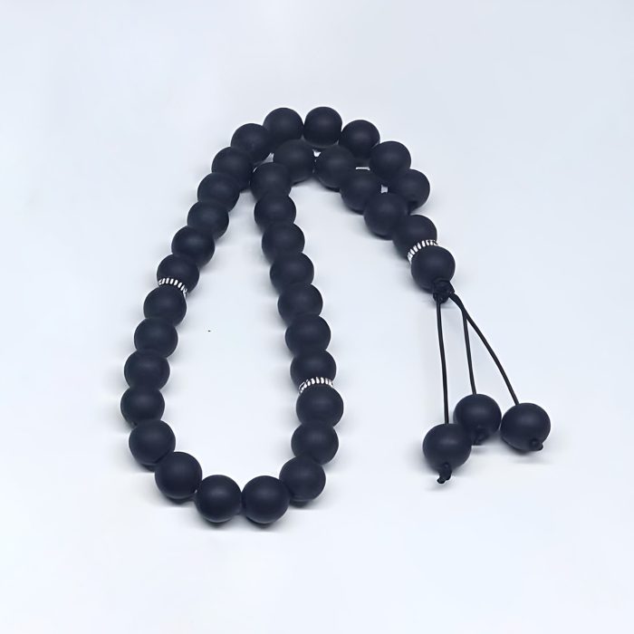 مسباح العقيق الأسود الأونكس المط 33