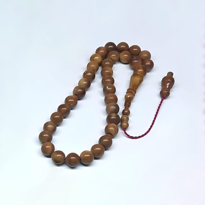 Natural Camel Wood Kok Bracelet (33 Beads, 10mm)