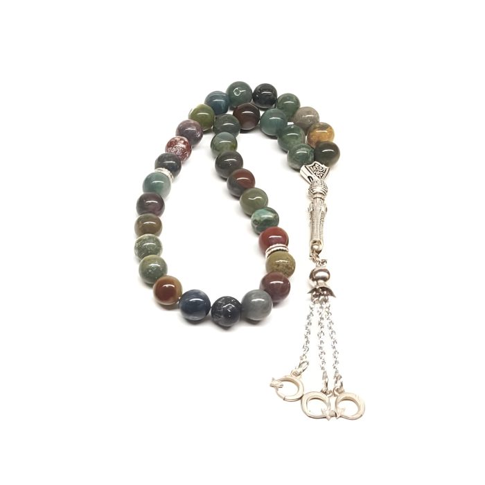 Moses Agate 33 Beads (10mm) Prayer Beads